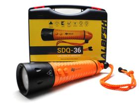 Lanterna para Mergulho Albatroz SDQ-36 (4 Cores Leds) - Alcance de 300 Metros