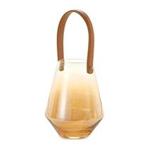 Lanterna para Vela Vidro Champanhe 26cm com Alça 09415 Mart