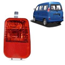 Lanterna parachoque traseiro towner hafei 2007 a 2013 lente clara lado esquerdo