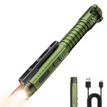 Lanterna PASIION EDC recarregável 800 lúmens com feixe vermelho