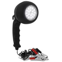 Lanterna Pendente Luz de Emergência LED 12V Branca com Garras Jacaré Carro e Moto - Autopoli