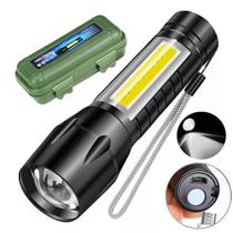 Lanterna Pequena Tática Profissional Police Usb Recarregável Lanterna Pequena Tática Profissional Police Usb Recarregável