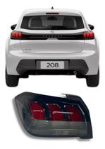 Lanterna Peugeot 208 - 2020 2021 A 2024 Lado Esquerdo Fumê