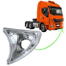Lanterna Pisca Dianteira para Iveco Stralis / Tector / Cursor / Hi-way Lado Esquerdo Cristal (504187902)