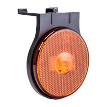 Lanterna Pisca Lateral Led Bivolt 65mm Carreta Randon C/ Sup