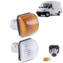 Lanterna Pisca Seta Lateral + Lâmpada Fiat Ducato Boxer Jumper 1996 a 2004