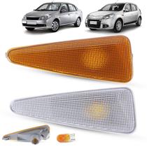 Lanterna Pisca Seta Lateral + Lâmpada Renault Sandero Symbol Stepway 2007 2008 2009 2010 2011 2012 2013 2014