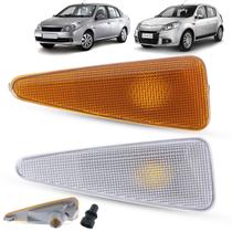 Lanterna Pisca Seta Lateral + Soquete Renault Sandero Symbol Stepway 2007 2008 2009 2010 2011 2012 2013 2014