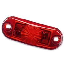 Lanterna Placa Delimitadora LED Bi-Volt - Com Fio - Vermelha