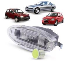 Lanterna Placa GM Celta Corsa Classic Vectra Com Lâmpada Led Envio Já Lanterna Placa GM Celta Corsa Classic Vectra Com Lâmpada Led Envio Já