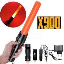 Lanterna Police Militar LED T6-L2 5 Modos de Luz Com Bateria Recarregavel - X900T6 Lanterna Police Militar LED T6-L2 5 Modos de Luz Com Bateria Recarregavel - X900T6