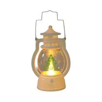 Lanterna Portátil LED De Papai Noel E Boneco De Neve, Alimentada Por Bateria, Luzes Decorativas De