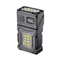 Lanterna Portátil LED Recarregável Ultra Brilhante Com Lâmpada De Cabeça Montada Em Gancho Luz De