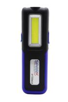 Lanterna potente de emergência alta duração com Base Magnética e Gancho para pendurar.