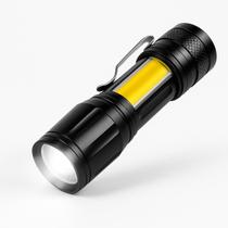 Lanterna Profissional Compacta com Luz Ultravioleta, LED COB e USB Incluso