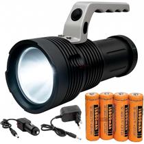 Lanterna Profissional Led Cree Super Potente Forte Recarregável C/ Zoom