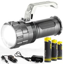 Lanterna Profissional Led Cree Super Potente Forte Recarregável C/ Zoom