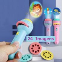 Lanterna Projeção Infantil 24 Imagens Divertidas na Caixinha - Toys