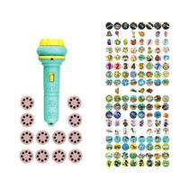 Lanterna Projetora De Histórias Para Bebês Com 80 Padrões De Animais, Quebra-Cabeça Educacional Para