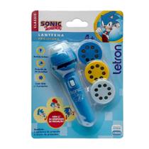 Lanterna Projetora Infantil Sonic 24 Projeções Azul Letron Lanterna Projetora Infantil Sonic 24 Projeções Azul Letron