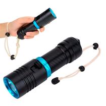 Lanterna Prova Dágua Mergulho Led Cree T6 Tático Profissional Subaquatico Forte - Envio Rápido