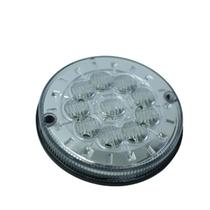 Lanterna Ré Traseira Led Ônibus Caminhão 24V Cristal 125mm Lanterna Ré Traseira Led Ônibus Caminhão 24V Cristal 125mm