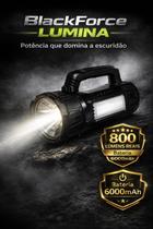 Lanterna Recarregável Blackforce Lumina Ep8022 25.4w Luz Led Potente 800 Lumens Forte