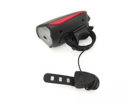 Lanterna Recarregável com Buzina para Ciclismo LK-025 Luatek