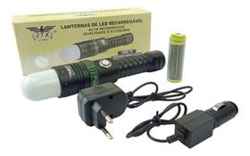 Lanterna Recarregável Imã Led T6 Zoom Cob Alto Brilho