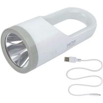 Lanterna Recarregável Mor 160 Lumens Branca