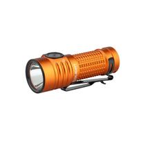 Lanterna recarregável OLIGHT BatonTurbo EDC de 1000 lúmens, bolso compacto de LED com dois interruptores e alcance de 510 metros de comprimento para busca, resgate e emergência (laranja)