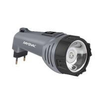 Lanterna Recarregável Rayovac Super Led Bivolt Cinza