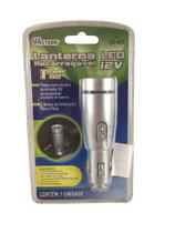 Lanterna recarregável super led fixo e pisca 12v carro western