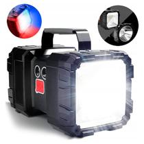 Lanterna Recarregável Tática Multifuncional Mini Led Forte Portátil