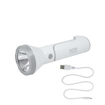 Lanterna Recarregável USB 140 Lúmens Led Alcance 100 Metros Bivolt MOR