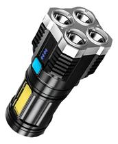 Lanterna Recarregável USB com LED EL-2704 Preta