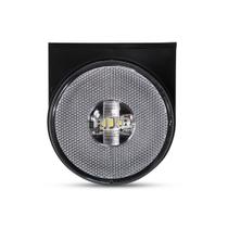 Lanterna Redonda Lateral LED 85mm c/ Suporte Saída Fios