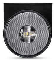 Lanterna Redonda Lateral Led 85mm Com Suporte Saída Fios