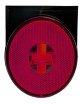 Lanterna Redonda Lateral Led 85mm Com Suporte Saída Fios