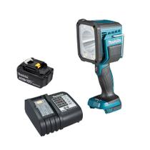 Lanterna Refletor Led Cabeça Giratória Bateria 18V 3Ah e Carregador DML812P Makita