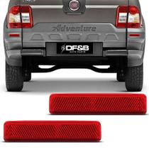 Lanterna Refletor Para-choque Traseiro Strada 2004 a 2013 Lanterna Refletor Para-choque Traseiro Strada 2004 a 2013