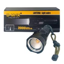 Lanterna Sabre de Luz 2000M recarregada via USB,Lanterna LED laser 6 modos - B-MAX