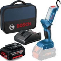 Lanterna Sem Fio Cabeça Bosch Gli 18v 300 Lúmens Bateria 4a