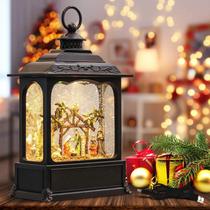Lanterna Snow Globe Wondise Christmas com temporizador 6H 28cm