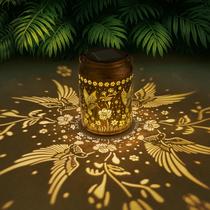 Lanterna solar ao ar livre Morpholife Hummingbird LED impermeável