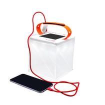 Lanterna solar de acampamento LuminAid Max Quick Inflate 2 em 1 e carregador de telefone Lâmpada LED recarregável para acampar, caminhar e viajar Luz de emergência à prova d'água para quedas de energia, furacões e kits de sobrevivência