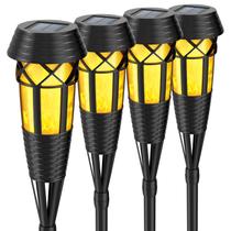 Lanterna solar de jardim Evelynsun, pacote com 4, impermeável