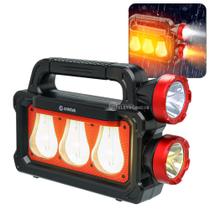 Lanterna Solar e USB com Power Bank Luminária Multifuncional ONLT025