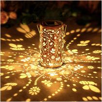 Lanterna solar EZTZEN Bee Metal Outdoor Impermeável 18x10 cm
