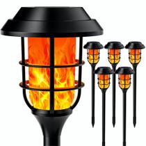 Lanterna solar HMDecor Christmas Outdoor, pacote com 6